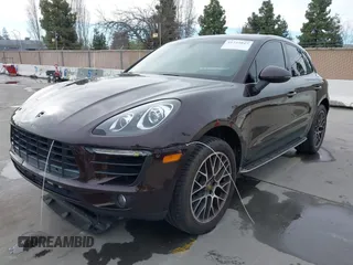 2015 Porsche Macan S with VIN WP1AB2A51FLB66506, listed as a IAAI auction lot 41735847 with 91,690 mi miles. Bid and sale history available at carsss.com. Image 2.