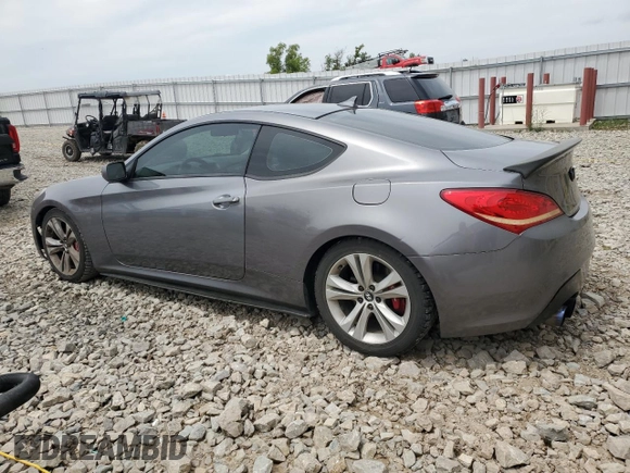 2010 Hyundai Genesis Coupe Premium with VIN KMHHT6KD7AU033984, listed as a Copart auction lot 64473465 with 95,512 mi miles and Clean title. Bid and sale history available at DreamBid. Image 2.