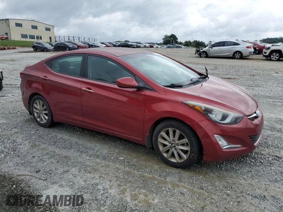 2015 Hyundai Elantra SE z VIN 5NPDH4AE5FH585021, wystawiony jako Copart lot #58666925 z przebiegiem 129 040 mil mil oraz Czysty tytuł • Clean title. Historia ofert i sprzedaży dostępna na DreamBid. Obrazek 4.