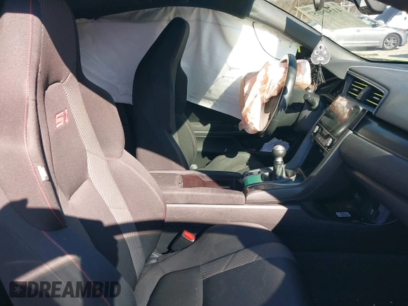 2018 Honda Civic Si Coupe with VIN 2HGFC3A59JH757829, listed as a IAAI auction lot 41509057 with 107,741 mi miles. Bid and sale history available at carsss.com. Image 5.