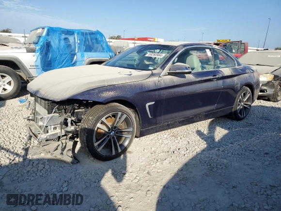 2020 BMW 4 Series 430i xDrive with VIN WBA4Z3C06L5P37552, listed as a Copart auction lot 59260984 with 50,880 mi miles and Salvage title. Bid and sale history available at DreamBid. Image 1.