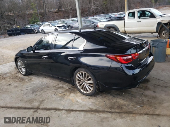 2018 Infiniti Q50 Sport with VIN JN1EV7AP0JM353167, listed as a Copart auction lot 43483145 with 145,115 mi miles and Clean Title. Bid and sale history available at carsss.com. Image 2.