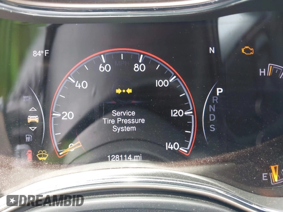 2015 Jeep Grand Cherokee Altitude with VIN 1C4RJEAG3FC944427, listed as a IAAI auction lot 41929483 with 128,114 mi miles. Bid and sale history available at carsss.com. Image 7.