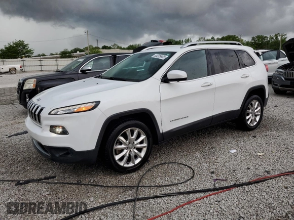 2017 Jeep Cherokee Limited with VIN 1C4PJLDB9HW516097, listed as a Copart auction lot 55205885 with 114,268 mi miles and Non repairable. Bid and sale history available at DreamBid. Image 1.