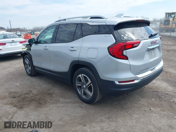 2019 GMC Terrain SLT with VIN 3GKALPEV8KL198121, listed as a IAAI auction lot 41877712 with 95,974 mi miles. Bid and sale history available at carsss.com. Image 3.