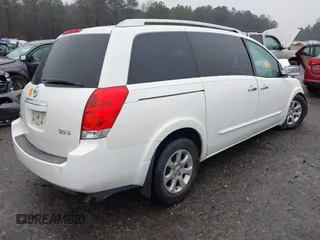 2009 Nissan Quest S with VIN 5N1BV28U49N102085, listed as a IAAI auction lot 41262629 with 1 mi miles. Bid and sale history available at carsss.com. Image 4.