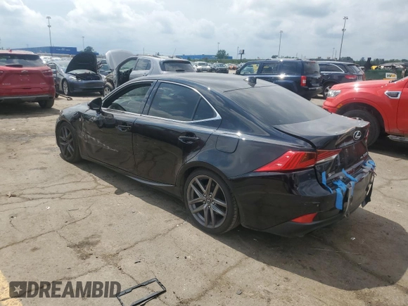 2017 Lexus IS 350 with VIN JTHCE1D22H5013734, listed as a Copart auction lot 62347885 with 93,997 mi miles and Clean title. Bid and sale history available at DreamBid. Image 2.