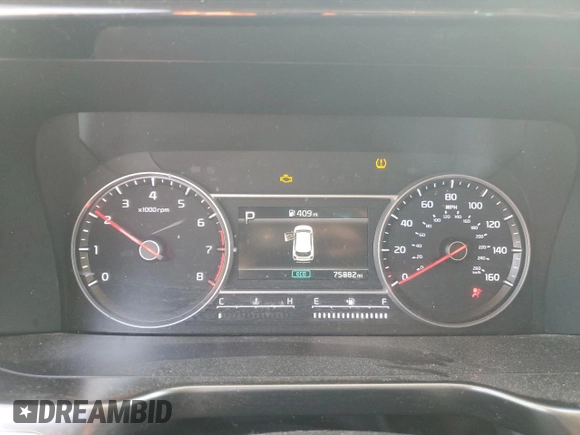 2022 Kia Sorento LX with VIN 5XYRG4LC6NG076825, listed as a Copart auction lot 46995135 with 75,882 mi miles and Salvage Title. Bid and sale history available at carsss.com. Image 9.