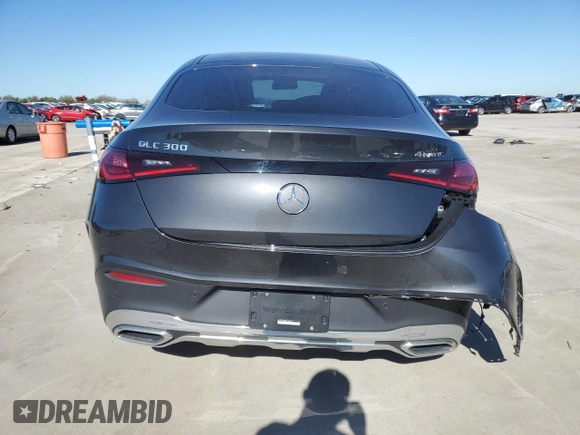 2024 Mercedes-Benz GLC with VIN W1NKJ4HB8RF183833, listed as a Copart auction lot 80949784 with 5,892 mi miles and Salvage Title. Bid and sale history available at carsss.com. Image 6.