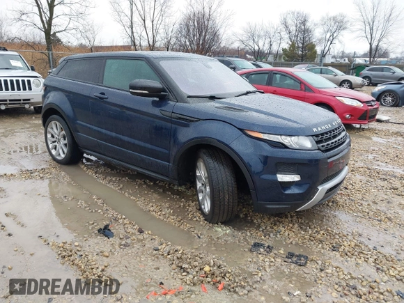 2012 Land Rover Range Rover Evoque Dynamic Premium with VIN SALVT1BG5CH000524, listed as a IAAI auction lot 41480342 with 108,429 mi miles. Bid and sale history available at carsss.com. Image 1.
