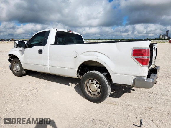 2013 Ford F-150 XL with VIN 1FTMF1CM9DKF31731, listed as a Copart auction lot 61798665 with 114,007 mi miles and Salvage title. Bid and sale history available at DreamBid. Image 2.