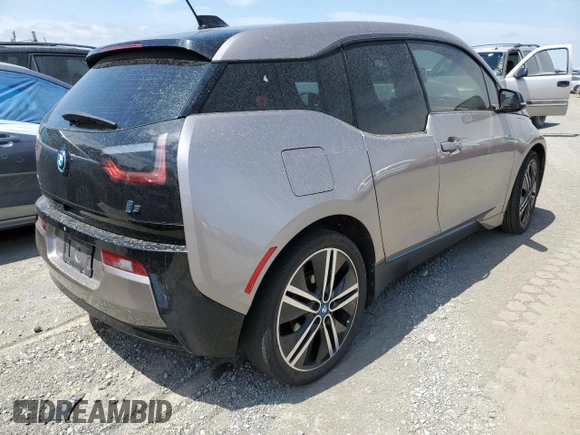 2015 BMW i3 with VIN WBY1Z4C54FV503291, listed as a Copart auction lot 53283743 with 48,267 mi miles. Bid and sale history available at carsss.com. Image 3.