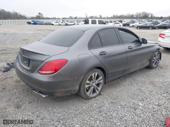 2015 Mercedes-Benz C-Class C 300 with VIN 55SWF4JB9FU056365, listed as a IAAI auction lot 41549063 with 119,106 mi miles. Bid and sale history available at carsss.com. Image 4.