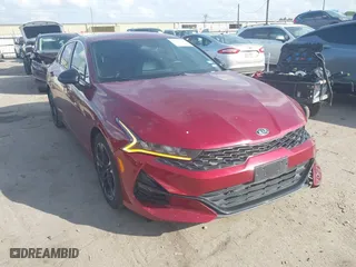 2021 Kia K5 GT-Line with VIN 5XXG64J29MG018344, listed as a IAAI auction lot 41506786 with 40,932 mi miles. Bid and sale history available at carsss.com. Image 1.