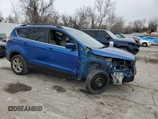 2017 Ford Escape SE with VIN 1FMCU0G99HUA25632, listed as a Copart auction lot 44786105 with 137,472 mi miles and Salvage Title. Bid and sale history available at DreamBid. Image 4.