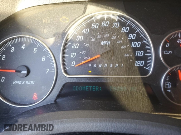 2007 GMC Envoy SLT with VIN 1GKDT13SX72259545, listed as a Copart auction lot 75602384 with 79,055 mi miles and Salvage Title. Bid and sale history available at DreamBid. Image 9.