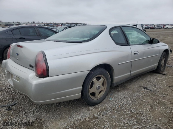 2004 Chevrolet Monte Carlo LS with VIN 2G1WW12E949152595, listed as a Copart auction lot 43121955 with 0 mi miles and Salvage Title. Bid and sale history available at carsss.com. Image 3.