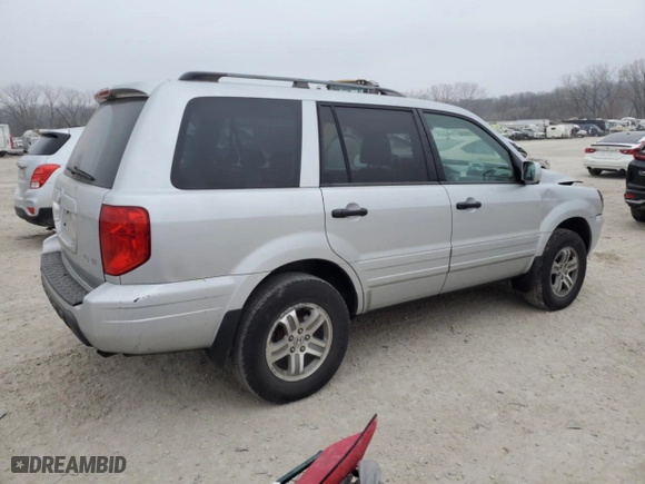 2003 Honda Pilot EX with VIN 2HKYF18753H551640, listed as a Copart auction lot 86652314 with 22,118 mi miles and Salvage Title. Bid and sale history available at carsss.com. Image 3.
