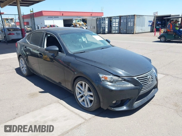 2014 Lexus IS 250 with VIN JTHBF1D22E5017576, listed as a IAAI auction lot 42131644 with 131,674 mi miles. Bid and sale history available at carsss.com. Image 1.