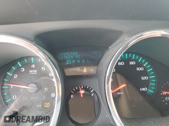 2012 Chevrolet Traverse 1LT with VIN 1GNKRGED4CJ234666, listed as a Copart auction lot 54088235 with 213,628 mi miles and Clean Title. Bid and sale history available at DreamBid. Image 9.