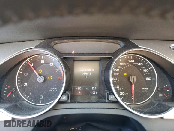 2011 Audi A5 Premium Plus z VIN WAULFAFR9BA049683, wystawiony jako Copart lot #56586245 z przebiegiem 49 133 mil mil oraz Szkoda całkowita • Salvage title. Historia ofert i sprzedaży dostępna na DreamBid. Obrazek 9.