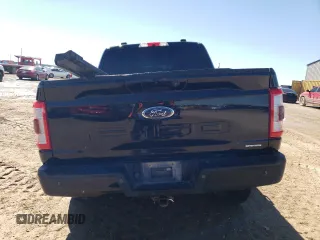 2022 Ford F-150 XL with VIN 1FTFW1E80NKD37115, listed as a Copart auction lot 48142325 with 139,735 mi miles and Salvage Title. Bid and sale history available at DreamBid. Image 6.