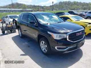 2019 GMC Acadia SLE with VIN 1GKKNKLA0KZ195451, listed as a IAAI auction lot 42026503 with 67,964 mi miles. Bid and sale history available at carsss.com. Image 1.