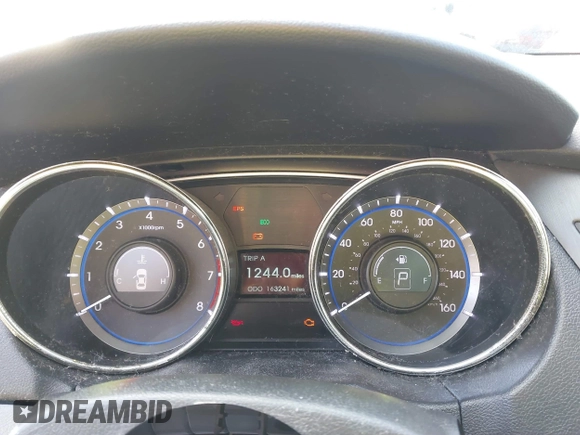 2013 Hyundai Sonata GLS with VIN 5NPEB4AC9DH510694, listed as a IAAI auction lot 40694556 with 163,241 mi miles and . Bid and sale history available at carsss.com. Image 7.