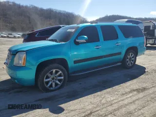 2010 GMC Yukon XL Denali with VIN 1GKUKMEF5AR134021, listed as a Copart auction lot 49959955 with 0 mi miles and Salvage Title. Bid and sale history available at carsss.com. Image 1.