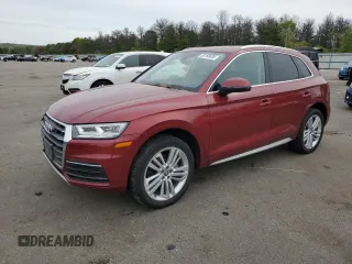 2018 Audi Q5 Premium Plus z VIN WA1BNAFY4J2097118, wystawiony jako Copart lot #58168685 z przebiegiem 39 385 mil mil oraz Tytuł czysty. Historia ofert i sprzedaży dostępna na DreamBid. Obrazek 1.