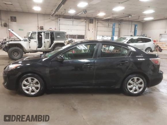 2013 Mazda 3 i SV with VIN JM1BL1TG1D1824491, listed as a IAAI auction lot 41603105 with 120,451 mi miles. Bid and sale history available at carsss.com. Image 14.