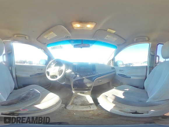 2011 Toyota Sienna with VIN 5TDZK3DC8BS120314, listed as a Copart auction lot 81939964 with 162,385 mi miles and Salvage Title. Bid and sale history available at carsss.com. Image 13.