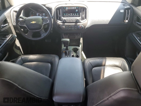 2018 Chevrolet Colorado 4WD Z71 with VIN 1GCGTDEN7J1283266, listed as a Copart auction lot 57833615 with 58,563 mi miles and Salvage title. Bid and sale history available at DreamBid. Image 8.