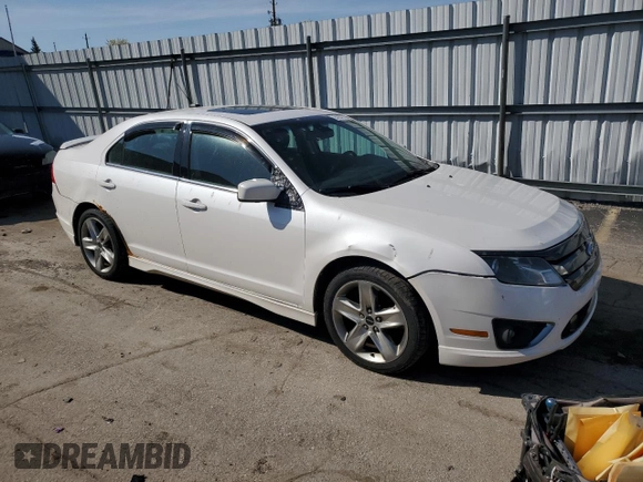 2012 Ford Fusion SPORT with VIN 3FAHP0DC2CR267010, listed as a Copart auction lot 54104375 with 205,467 mi miles and Clean Title. Bid and sale history available at carsss.com. Image 4.