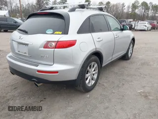 2006 Infiniti FX with VIN JNRAS08W86X204908, listed as a IAAI auction lot 41797663 with 163,333 mi miles and . Bid and sale history available at carsss.com. Image 4.