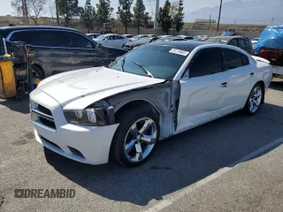 2013 Dodge Charger SE z VIN 2C3CDXBG3DH549962, wystawiony jako Copart lot #55110985 z przebiegiem 183 071 mil mil oraz Szkody całkowita. Historia ofert i sprzedaży dostępna na DreamBid. Obrazek 1.
