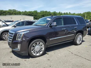 2016 Cadillac Escalade Platinum with VIN 1GYS4DKJ4GR322036, listed as a Copart auction lot 62537494 with 105,138 mi miles and Salvage Title. Bid and sale history available at carsss.com. Image 1.