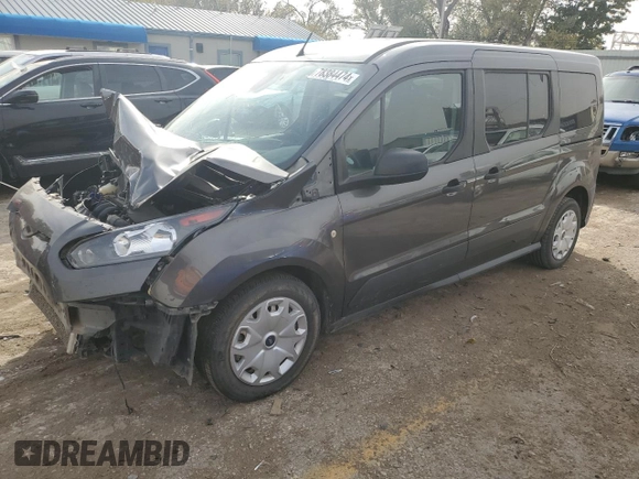 2017 Ford Transit Connect XL with VIN NM0GE9E74H1333315, listed as a Copart auction lot 78384474 with 174,541 mi miles and Salvage title. Bid and sale history available at DreamBid. Image 1.