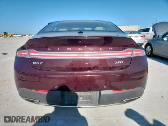 2017 Lincoln MKZ Select with VIN 3LN6L5C97HR657121, listed as a Copart auction lot 61085835 with 62,375 mi miles and Salvage title. Bid and sale history available at DreamBid. Image 6.