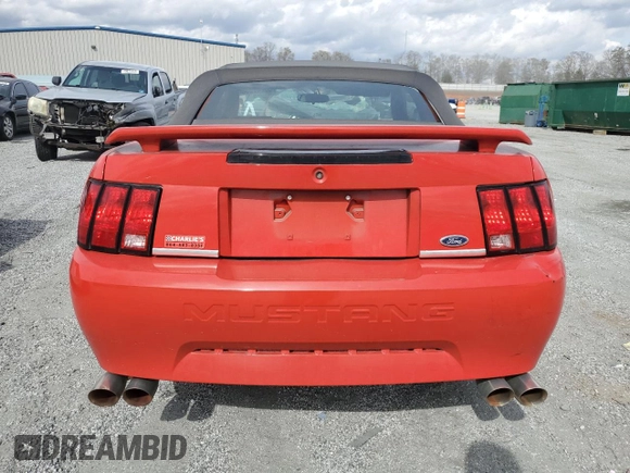 2004 Ford Mustang Deluxe with VIN 1FAFP44644F227356, listed as a Copart auction lot 50237355 with 106,119 mi miles and Salvage title. Bid and sale history available at DreamBid. Image 6.