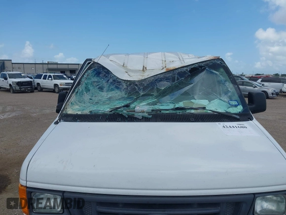 2005 Ford Econoline Cargo with VIN 1FTNE24L65HB17842, listed as a IAAI auction lot 42441680 with 216,578 mi miles and . Bid and sale history available at DreamBid. Image 6.