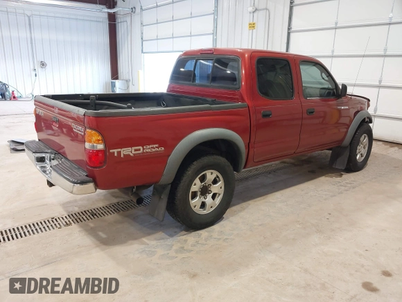 2004 Toyota Tacoma PreRunner z VIN 5TEGN92N04Z382355, wystawiony jako IAAI lot #41742140 z przebiegiem 235 987 mil mil oraz . Historia ofert i sprzedaży dostępna na DreamBid. Obrazek 4.