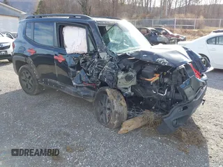 2018 Jeep Renegade Trailhawk with VIN ZACCJBCB3JPG81009, listed as a IAAI auction lot 41537095 with 91,506 mi miles. Bid and sale history available at carsss.com. Image 1.