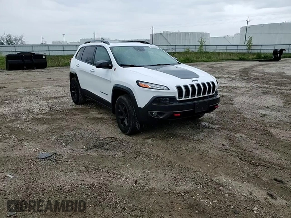 2017 Jeep Cherokee Trailhawk L Plus with VIN 1C4PJMBB4HD214429, listed as a Copart auction lot 58608395 with 117,403 mi miles and Clean title. Bid and sale history available at DreamBid. Image 14.