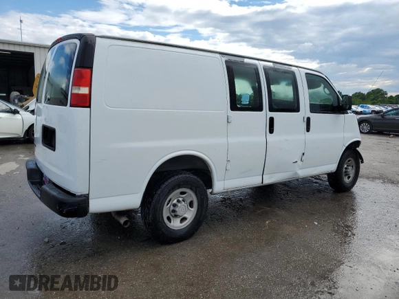 2008 Chevrolet Express Cargo with VIN 1GCGG25C781137094, listed as a Copart auction lot 56494395 with 100,037 mi miles and Salvage title. Bid and sale history available at DreamBid. Image 3.
