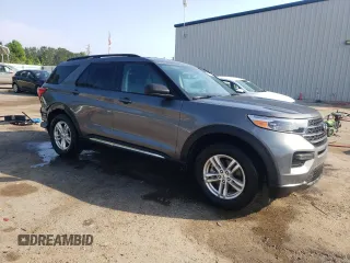 2023 Ford Explorer XLT with VIN 1FMSK7DH9PGB45255, listed as a Copart auction lot 57446875 with 11,782 mi miles and Salvage title. Bid and sale history available at DreamBid. Image 4.