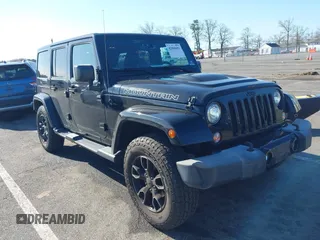 2017 Jeep Wrangler Unlimited Sahara with VIN 1C4BJWEG6HL625415, listed as a IAAI auction lot 42060481 with 56,107 mi miles and . Bid and sale history available at DreamBid. Image 1.