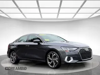 2022 Audi A3 Premium with VIN WAUAUDGY5NA055618, listed as a Copart auction lot 42844655 with 24,885 mi miles and Clean Title. Bid and sale history available at carsss.com. Image 1.