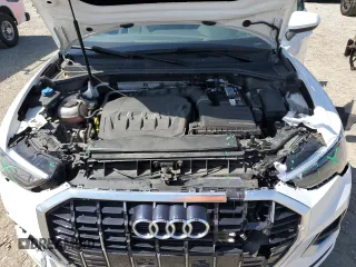 2020 Audi Q3 Premium with VIN WA1AECF32L1043479, listed as a Copart auction lot 57172925 with 52,907 mi miles and Salvage title. Bid and sale history available at DreamBid. Image 12.