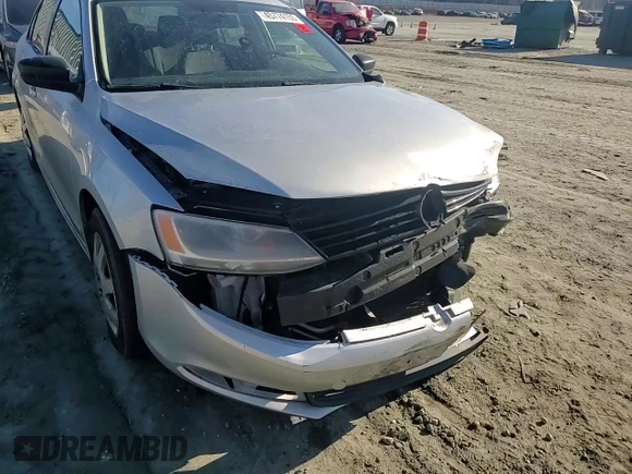 2014 Volkswagen Jetta Sedan S with VIN 3VW2K7AJ7EM251134, listed as a Copart auction lot 45774155 with 95,424 mi miles and Salvage Title. Bid and sale history available at carsss.com. Image 11.